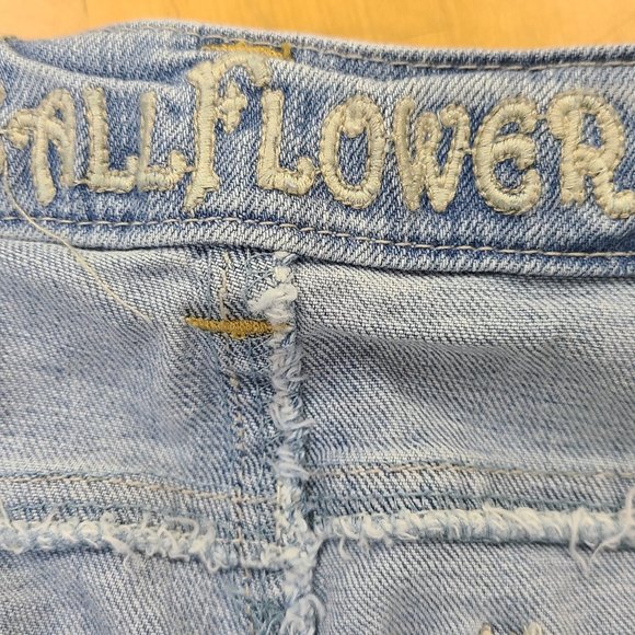 Juniors - Wallflower - Jean Bib Shorts - Picture 4 of 5